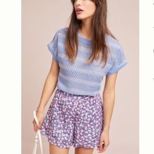 NWT, Anthropologie Simone Tiered Shorts